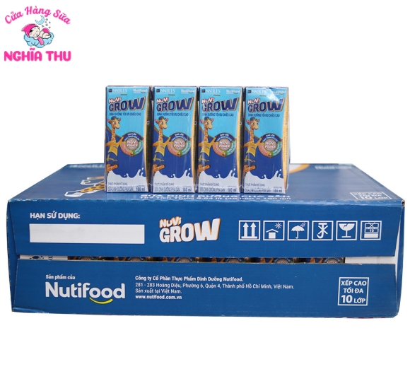 Sữa Nuvi Grow pha sẵn 180ml (trên 1 tuổi)