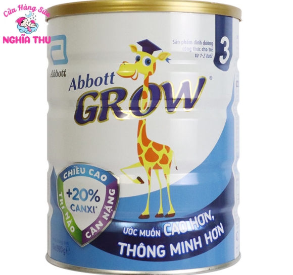 Sữa Abbott Grow 3 900g (trẻ từ 1-2 tuổi)