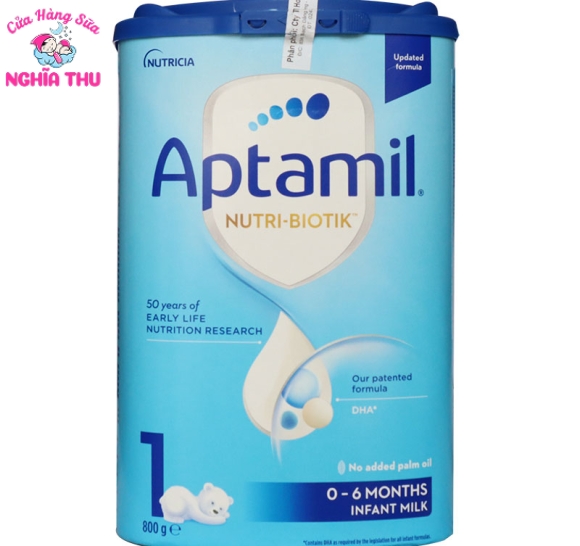 Sữa Aptamil Đức số 1 800g (trẻ từ 0 – 6 tháng tuổi)