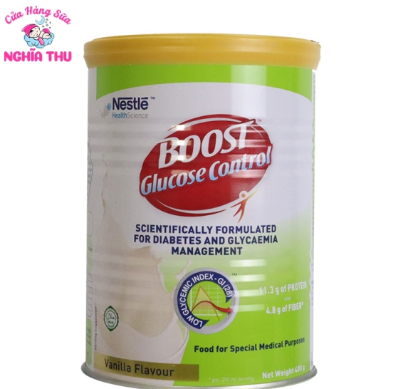 Sữa BOOST Glucose Control cho người tiểu đường 400g