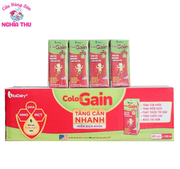 Sữa bột pha sẵn Colos Gain 180ml (từ 1 tuổi)