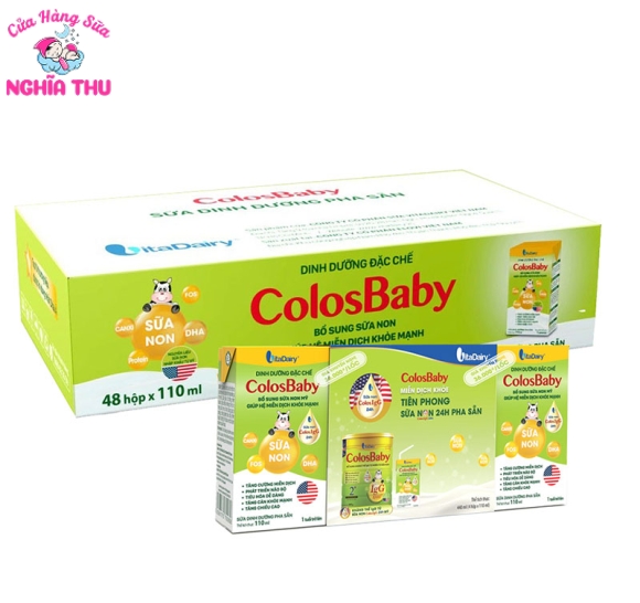 Sữa Colosbaby pha sẵn 110ml bổ sung sữa non IgG