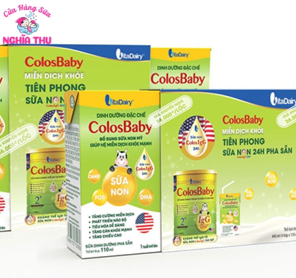 Sữa bột pha sẵn Colosbaby 180ml (1 tuổi trở lên)