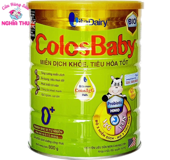 Sữa Colosbaby BIO số 0 800G (0-12 tháng)