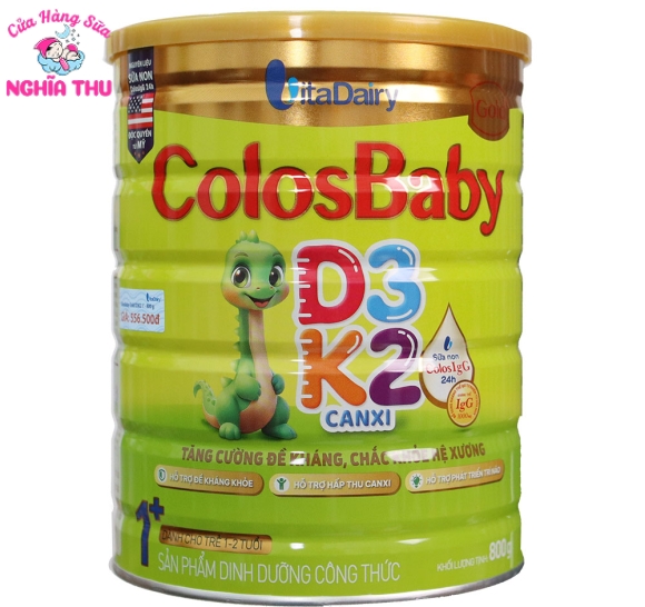 Sữa Colosbaby D3K2 số 1+ 800G (1-2 tuổi)