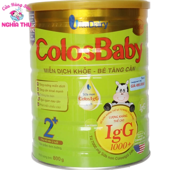 Sữa ColosBaby Gold 2+ 800g (trẻ từ 2 tuổi trở lên)