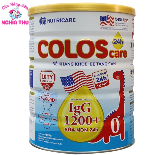 Sữa COLOS CARE 0+ 800g (trẻ từ 0-12 tháng)