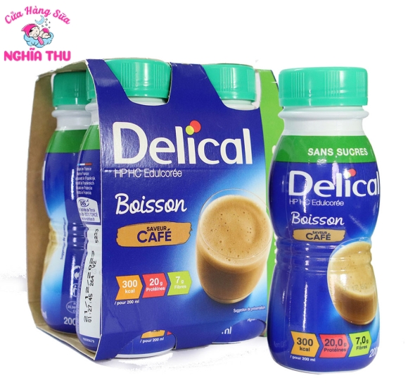 Sữa Delical Boisson Café 200ml (Lốc 4 Chai)