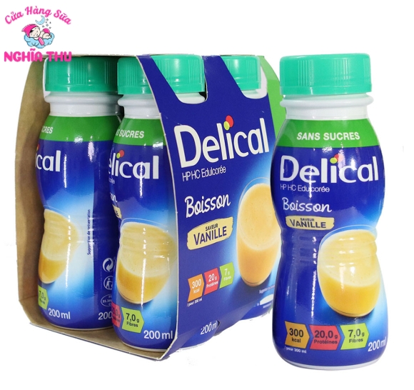 Sữa Delical Boisson Vanille 200ml (Lốc 4 Chai)