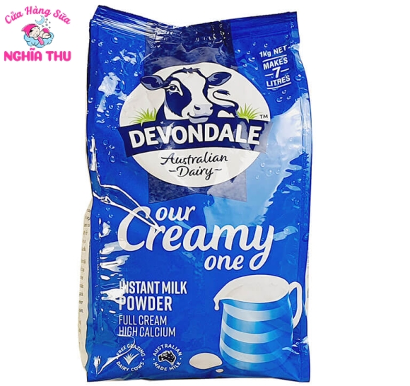 Sữa Devondale Nguyên Kem 1KG Full Cream NK Úc