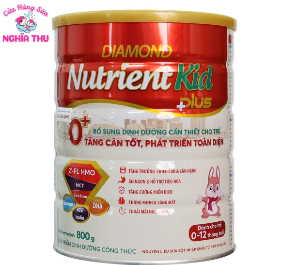 Sữa Diamond Nutrient Kid 0+ 800g (0-12 tháng)