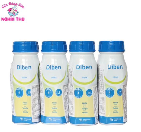 Sữa Diben Drink Vanilla 200ml Cho Bệnh Nhân Tiểu Đường
