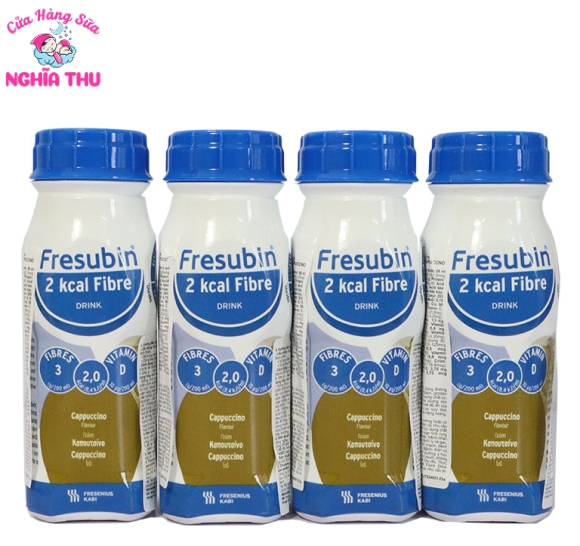 Sữa Fresubin 2Kcal Fibre Cappuccino 200ml (1 vỉ 4 chai)
