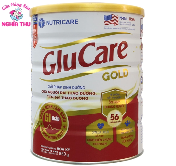 Sữa GluCare Gold 850g (cho người tiểu đường)