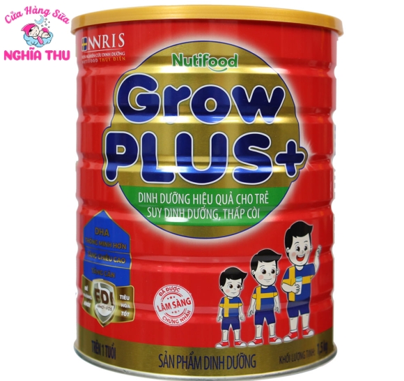 Sữa Grow Plus+ Đỏ FDI 1,5kg của Nutifood (1 tuổi trở lên)
