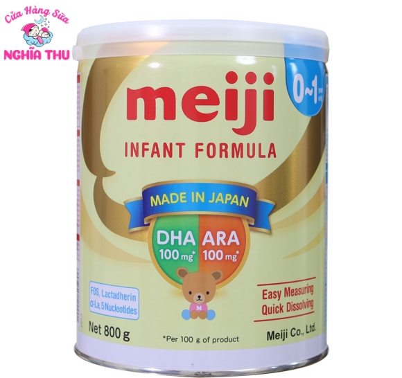 Sữa Meiji số 0 Nhật Bản 800g (trẻ từ 0-1 tuổi)