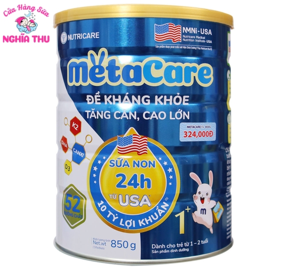 Sữa Meta Care 1+ 850g (trẻ từ 1-2 tuổi)