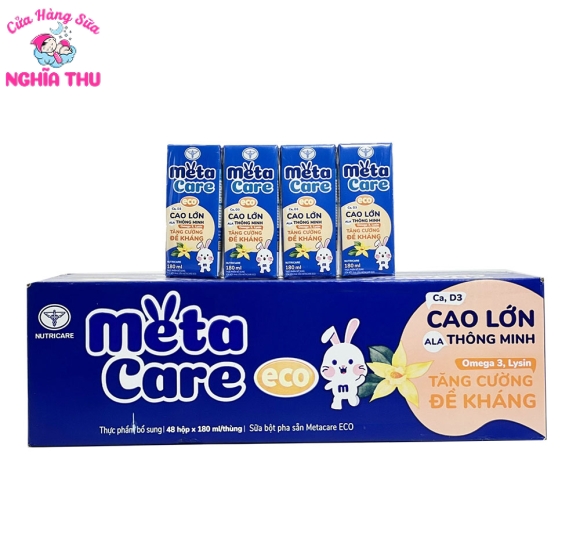 Sữa bột pha sẵn MetaCare Eco 180ml (1 tuổi trở lên)