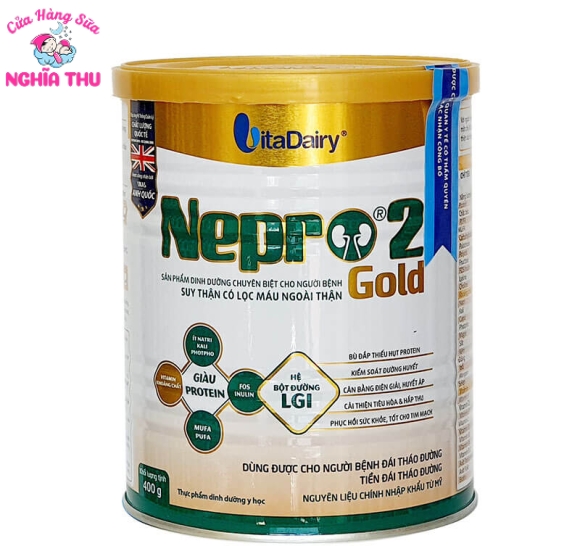 Sữa Nepro 2 Gold 400g (người bệnh suy thận có lọc máu ngoài)