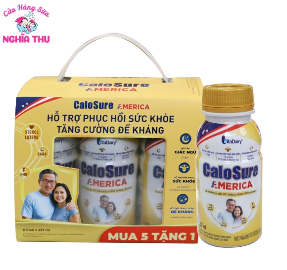 Sữa nước CaloSure America 237ml (1 vỉ 6 chai)