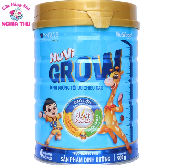 Sữa Nuvi GROW 4 900g (2 tuổi trở lên)
