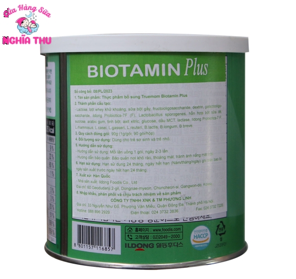 Men vi sinh ILDong Hàn Quốc 90 gói 90g