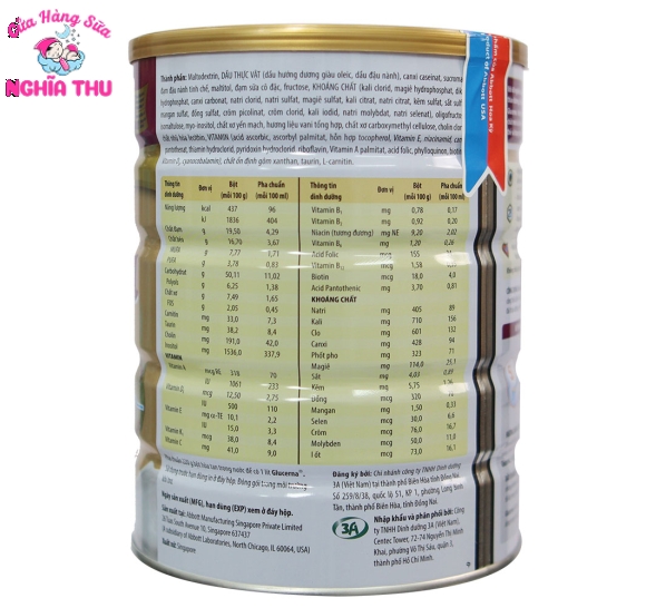 Sữa Glucerna 800g Abbott (cho người bệnh tiểu đường)