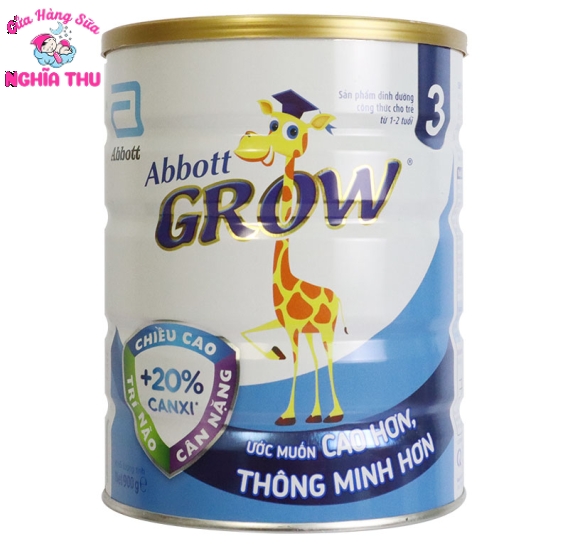 Sữa Abbott Grow 3 900g (trẻ từ 1-2 tuổi)