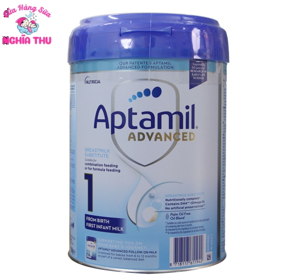 Sữa Aptamil Advanced số 1 800g nội địa Anh (từ 0-6 tháng)