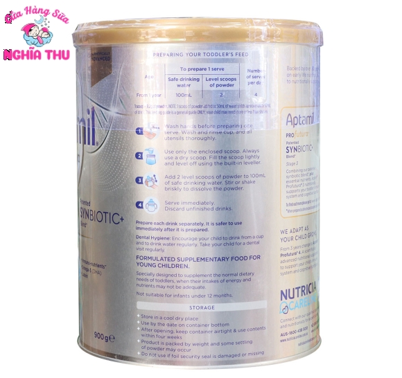 Sữa Aptamil Úc số 3 Profutura 900G (trẻ từ 1-3 tuổi)