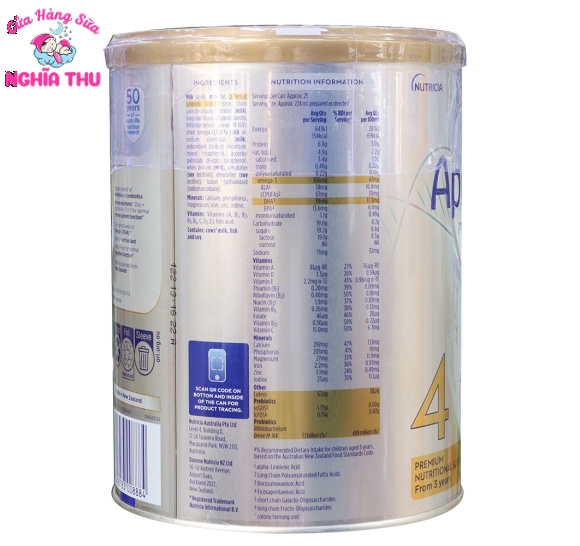 Sữa Aptamil Úc số 4 Profutura 900g (từ 3 tuổi trở lên)