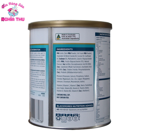 Sữa Blackmores JNR Balance 400g (bé từ 1-10 tuổi)