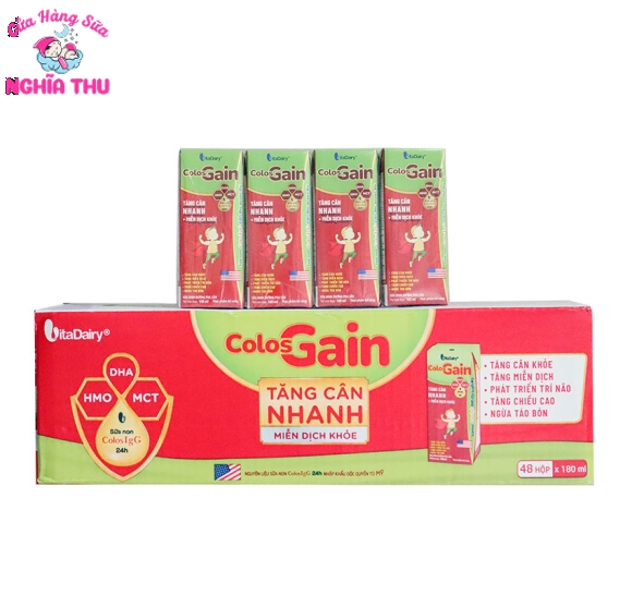 Sữa bột pha sẵn Colos Gain 180ml (từ 1 tuổi)