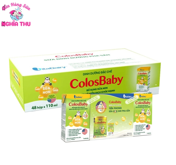 Sữa Colosbaby pha sẵn 110ml bổ sung sữa non IgG