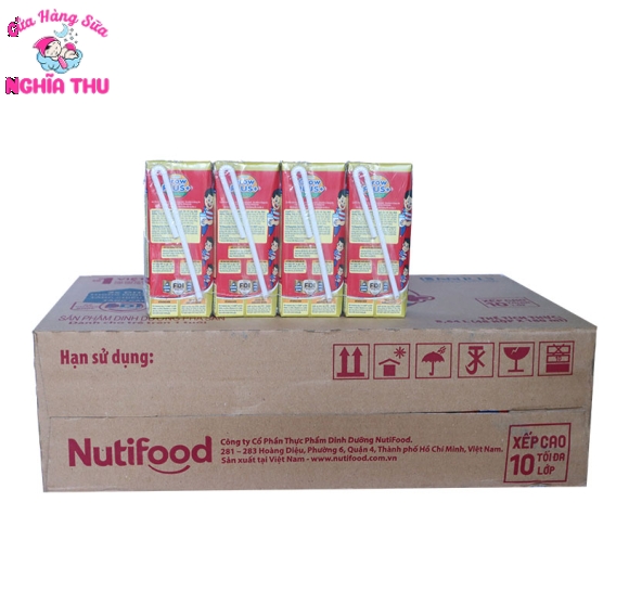 Sữa Grow Plus đỏ pha sẵn 180ml của Nutifood
