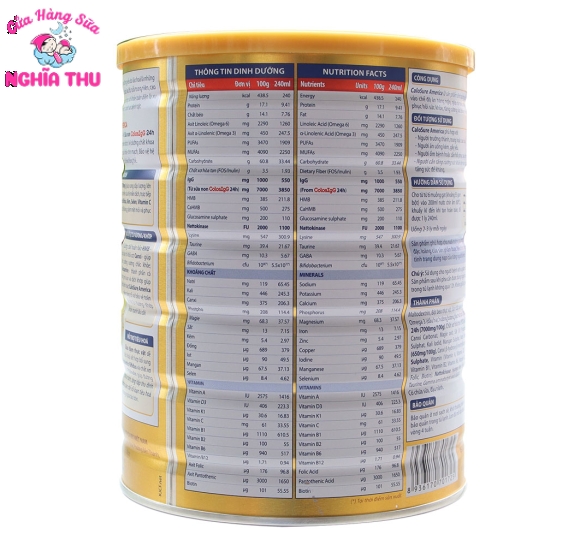 Sữa CaloSure America 800G Giàu Sữa Non Mỹ