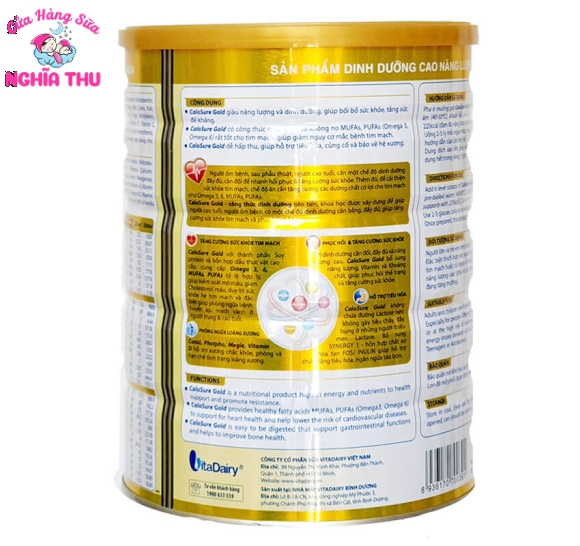 Sữa CaloSure Gold 900g (cho người cao tuổi)