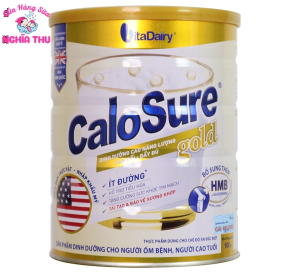 Sữa Calosure Gold ít đường, tiêu hóa khỏe, trẻ cơ xương khớp