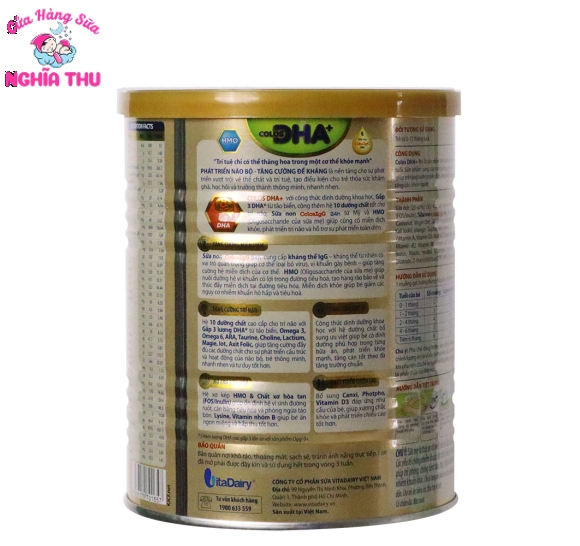 Sữa COLOS DHA 0+ 400G (0-12 tháng)