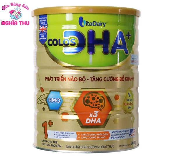 Sữa Colos DHA 1+ 800G (1 tuổi trở lên)