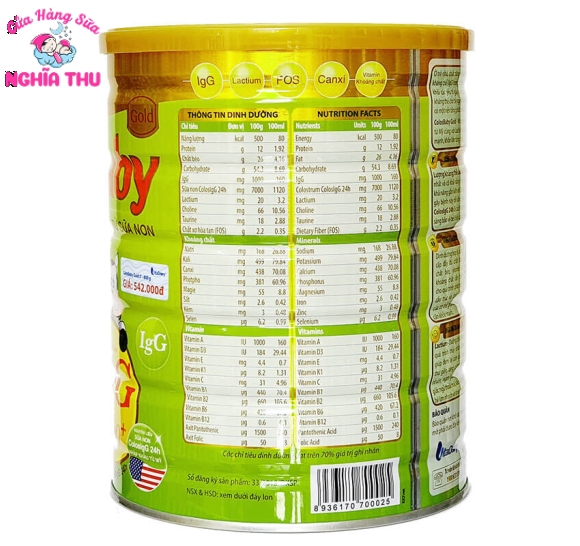 Sữa non ColosBaby 0+ 400g (trẻ từ 0 – 12 tháng)