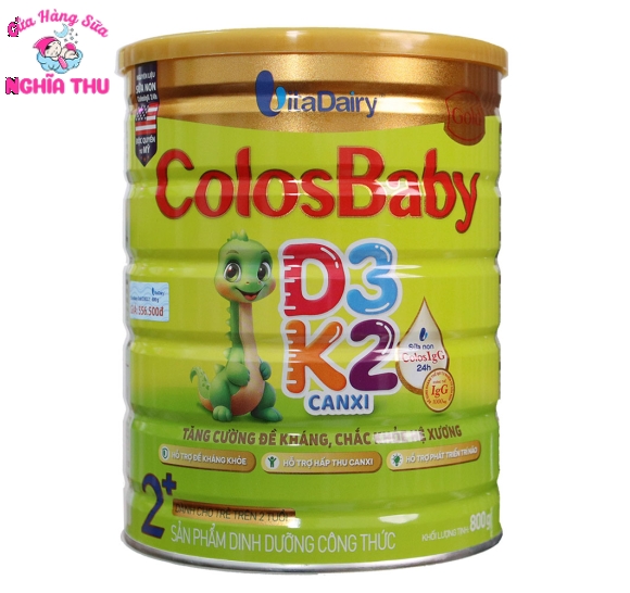 Sữa ColosBaby Gold D3K2 2+ 800G (trẻ trên 2 tuổi)