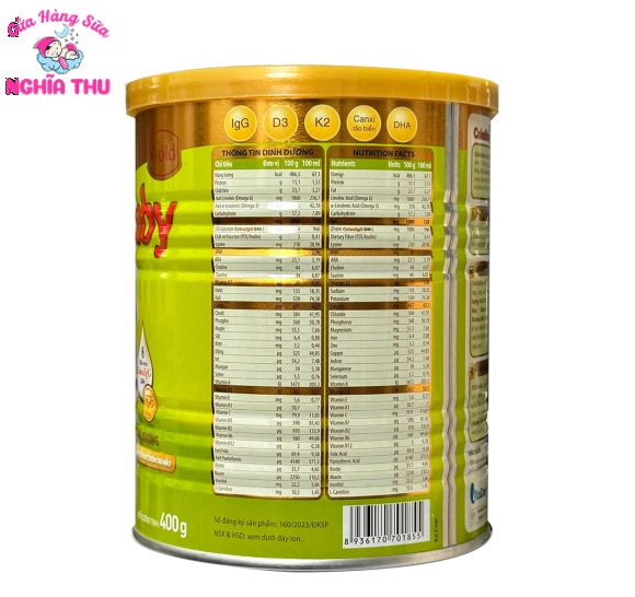 Sữa ColosBaby D3K2 0+ 400g (0-12 tháng)