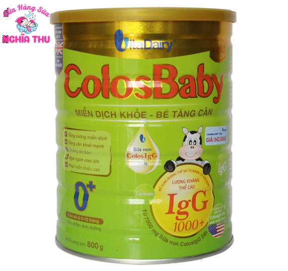 Sữa ColosBaby Gold 0+ 800g (trẻ từ 0 – 12 tháng)