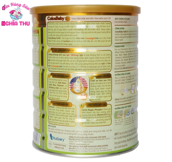 Sữa ColosBaby Gold 2+ 800g (trẻ từ 2 tuổi trở lên)