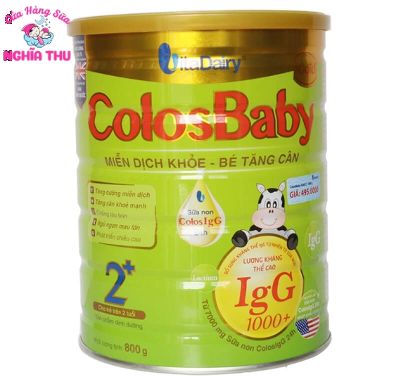 Sữa ColosBaby Gold 2+ 800g (trẻ từ 2 tuổi trở lên)