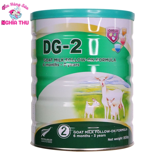 Sữa dê DG-2 New Zealand 800G (6-36 tháng)