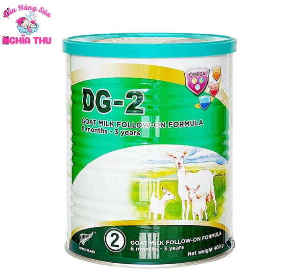 Sữa Dê DG 2 400G NewZealand (6 – 36 tháng tuổi)