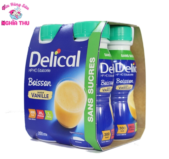 Sữa Delical Boisson Vanille 200ml (Lốc 4 Chai)