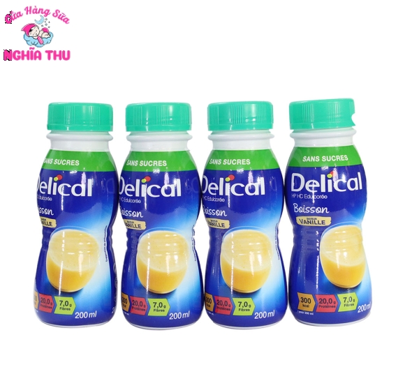 Sữa Delical Boisson Vanille 200ml (Lốc 4 Chai)